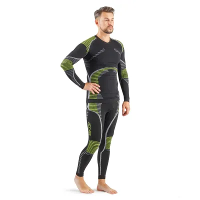 Термофутболка с длинным рукавом мужская Accapi HealthPower, Black/Lime, M/L (ACC NA401.909-ML) - 7 - Robinzon.ua