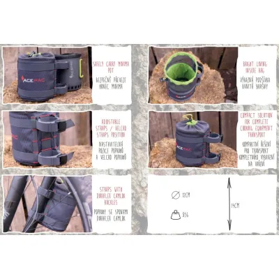 Сумка для казанка Acepac Minima Pot Bag Blue (ACPC 1122.BLU) - 2 Сумка для казанка Acepac Minima Pot Bag Blue (ACPC 1122.BLU) - 2 - Robinzon.ua