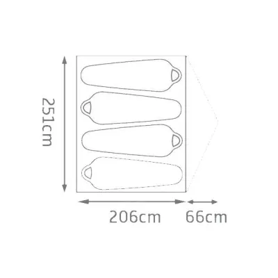 Палатка Kelty Late Start 4 Серый-Синий - 7 Палатка Kelty Late Start 4 Серый-Синий - 7 - Robinzon.ua