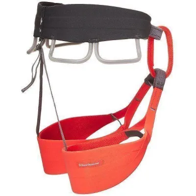 Система страхувальна жіноча Black Diamond W Solution Black/Octane, р. XS (BD 651083.BKOC-XS) - 1 - Robinzon.ua