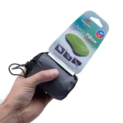 Надувная подушка для легкого туриста Naturehike бирюзовая NH17T013-Z. - 4 - Robinzon.ua