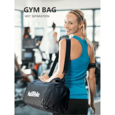 Спортивна сумка Naturehike розмір L чорна NH19SN002 - 3 - Robinzon.ua