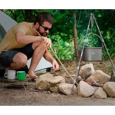 Котел туристичний Naturehike 4 л NH17D021-G - 3 Котел туристичний Naturehike 4 л NH17D021-G - 3 - Robinzon.ua