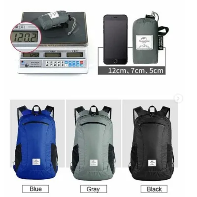 Cкладний рюкзак Naturehike 18 л бірюзовий NH17A012-B - 1 - Robinzon.ua