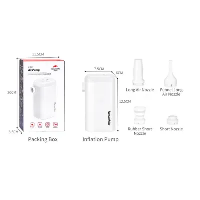 Многофункциональное устройство Naturehike (воздушный насос/фонарь/powerbank) NH18Q001-A. - 3 - Robinzon.ua