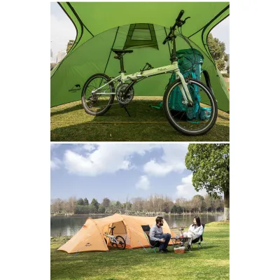 Трехместная палатка Naturehike Opalus 3 туннельная палатка оранжевая NH17L001-L. - 2 - Robinzon.ua