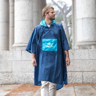 Дождевик-пончо Naturehike размер L синий NH19Y036-Y. - 1 - Robinzon.ua