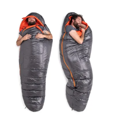 Спальный мешок пуховый Naturehike ULG 400G серый NH19YD001. - 4 - Robinzon.ua