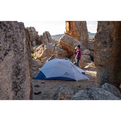 Двомісний намет Naturehike CloudUP-Wing 2 сірий  NH19ZP083 - 6 - Robinzon.ua