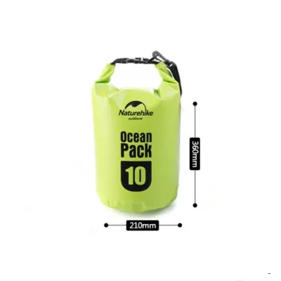 Водонепроницаемая сумка с ремешком Naturehike 10 л голубая FS15M010-J. - 6 - Robinzon.ua