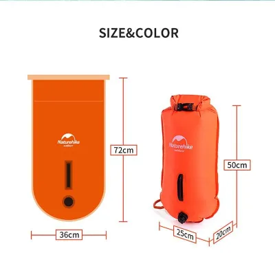 Буй-гермомешок Naturehike 28 л, оранжевый NH17S001-G. - 4 - Robinzon.ua