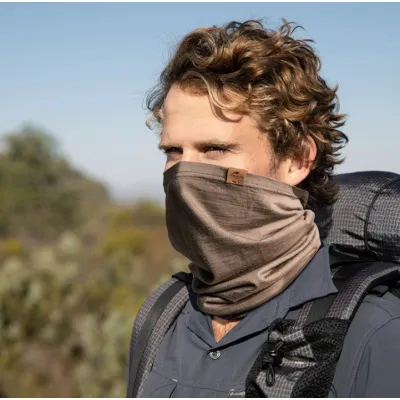 Многофункциональная повязка - баф Naturehike из мериноса, хаки NH20FS025. - 2 - Robinzon.ua