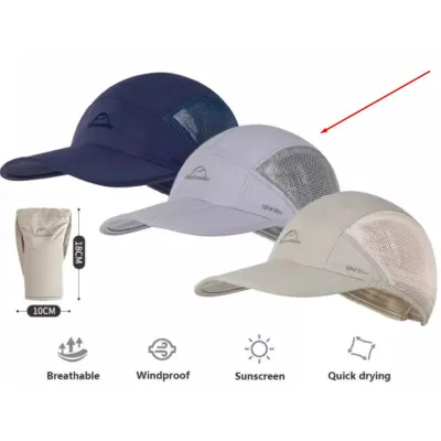 Солнечная кепка Naturehike серая NH18H009-T. - 2 - Robinzon.ua