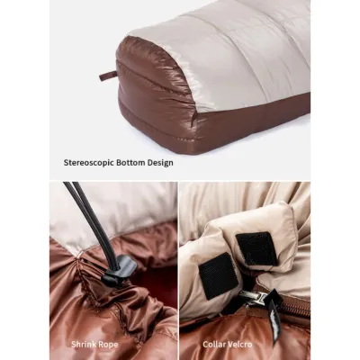 Пуховий Спальник Naturehike Snowbird 7 хакі NH20YD001 - 4 - Robinzon.ua