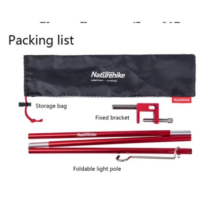 Стійка-тримач для ліхтаря Naturehike червоний NH19PJ003 - 6 Стійка-тримач для ліхтаря Naturehike червоний NH19PJ003 - 6 - Robinzon.ua