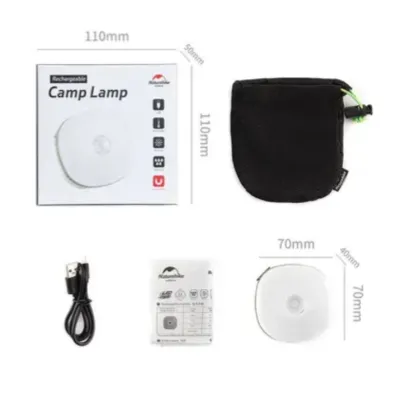 Подвесной фонарь Naturehike USB зарядка версия зеленый NH16D300-С. - 5 - Robinzon.ua