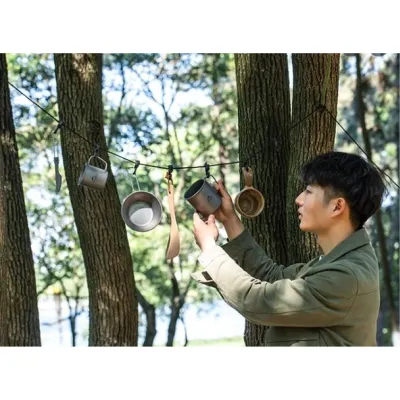 Багатофункціональна підвісна мотузка Naturehike колір сірий NH19PJ040 - 3 - Robinzon.ua