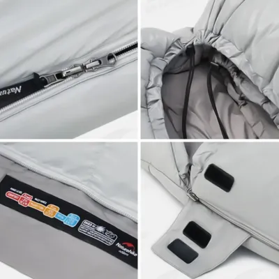 Гибридный спальный мешок Naturehike RM40 размер L серый NH22YD003. - 4 - Robinzon.ua