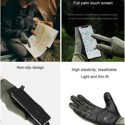 Рукавиці Naturehike розмір М зелені NH20FS032 - 6 - Robinzon.ua