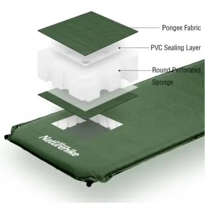 Самонадувной коврик Naturehike серый NH15Q002-D. - 2 - Robinzon.ua