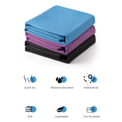 Полотенце туристическое Naturehike 160 х 80 см черное NH20FS009. - 4 - Robinzon.ua