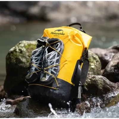 Рюкзак водонепроницаемый Naturehike 20 л, жёлтый NH21FSB04. - 3 - Robinzon.ua