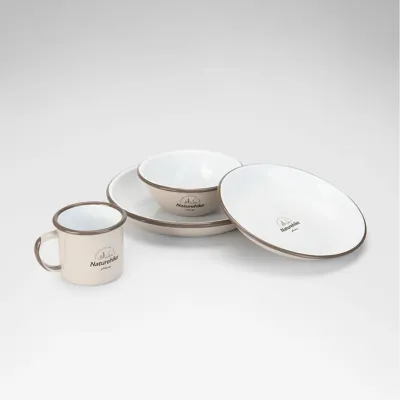 Эмалированная кружка Naturehike цвет хаки NH20SJ030. - 1 - Robinzon.ua