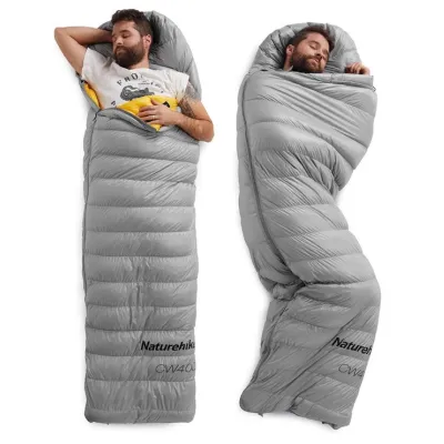Спальный мешок пуховой Naturehike CW400 размер L серый NH18C400-D. - 1 - Robinzon.ua