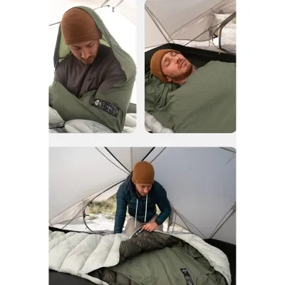 Вкладыш в спальный мешок Naturehike зеленый CNH22SD016. - 3 - Robinzon.ua