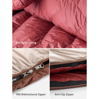 Спальник пуховий Naturehike Snowbird 7  розмір XL хакі NH20YD001 - 3 - Robinzon.ua