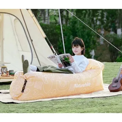 Ламзак-надувной диван Naturehike бежевый с принтом CNH22DZ022. - 5 - Robinzon.ua