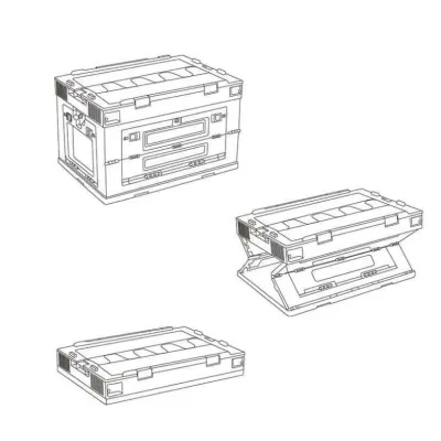 Складаний контейнер Naturehike 25 л+ 5 л світло-сірий (CNH22SN019) - 2 - Robinzon.ua
