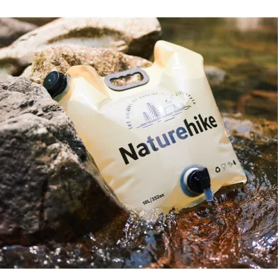 Складной контейнер для воды Naturehike, 10 л, желтый CNK2450CF027. - 3 - Robinzon.ua