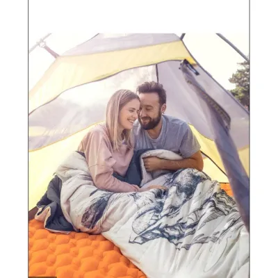 Двухместный спальник с подушками Naturehike &ldquo;Белый медведь” синий (NH19S016-D). - 2 - Robinzon.ua