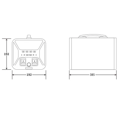 Портативная зарядная станция ANVOMI UA1101L (LiFePO4, 320000 mAh, 1000 Wh) - 5 - Robinzon.ua