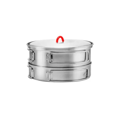 Набор посуды из нержавеющей стали Terra Incognita Family Set L (TI-FaSet L) - 1 - Robinzon.ua