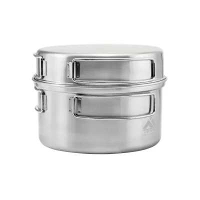 Набор посуды из нержавеющей стали Terra Incognita Pot Pan Set S (TI-PotPanS) - 1 - Robinzon.ua