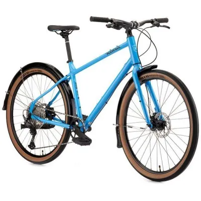 Дорожный велосипед Kona Dew Deluxe 2022, Gloss Azure Blue, S, 28" (KNA B22DWD01) - 2 - Robinzon.ua