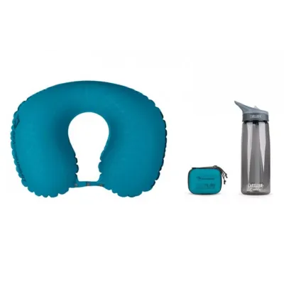 Надувная подушка Sea To Summit Aeros Ultralight Pillow Traveller, 11х39х29см, Aqua (STS APILULYHAAQ) - 1 - Robinzon.ua