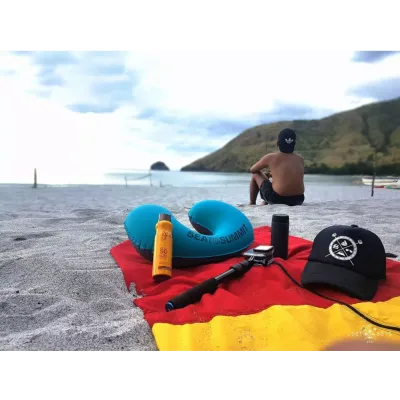 Надувная подушка Sea To Summit Aeros Ultralight Pillow Traveller, 11х39х29см, Aqua (STS APILULYHAAQ) - 6 - Robinzon.ua