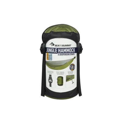Гамак Jungle Hammock Set от Sea To Summit, одноместный, Dark Green (STS AHAMJNGOL) - 4 - Robinzon.ua