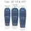 Trek TKI Regular Wide 2019 спальник (Bright Blue/Denim, Left Zip) - 6 - Robinzon.ua