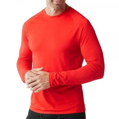 Термофутболка мужская Smartwool Merino 150 Baselayer Long Sleeve Fire Red, р.S (SW 14042.673-S) - 1 - Robinzon.ua