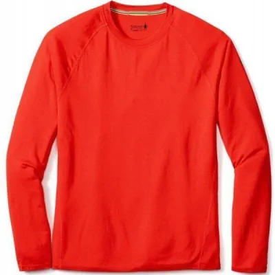 Термофутболка мужская Smartwool Merino 150 Baselayer Long Sleeve Fire Red, р.S (SW 14042.673-S) - 2 - Robinzon.ua