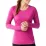Термофутболка жіноча Smartwool Merino 150 Baselayer Pattern Long Sleeve Potion Pink, р.XL (SW 17256.906-XL) - 1 - Robinzon.ua