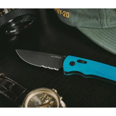 Flash AT ніж складаний (Civic Cyan MK3//Partially Serrated) - 7 - Robinzon.ua