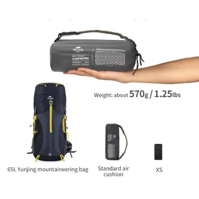 Килимок надувний Naturehike сірий NH19Z001-P - 1 - Robinzon.ua