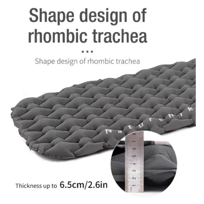 Килимок надувний Naturehike сірий NH19Z001-P - 2 - Robinzon.ua