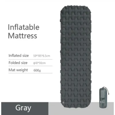 Килимок надувний Naturehike сірий NH19Z001-P - 3 - Robinzon.ua