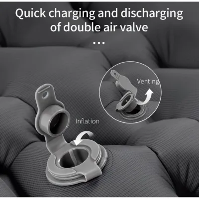 Килимок надувний Naturehike сірий NH19Z001-P - 5 - Robinzon.ua